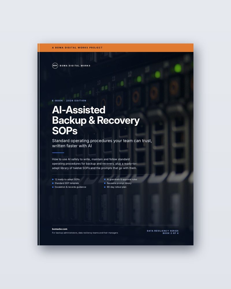 Cover of AI-Assisted Backup & Recovery SOPs