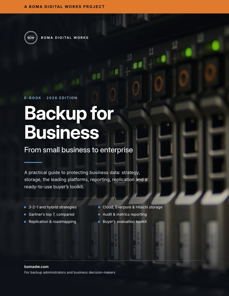 Cover of Backup for Business: From Small Business to Enterprise