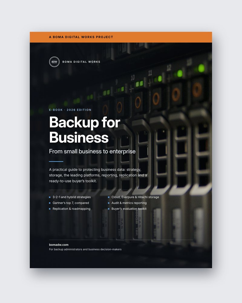 Cover of Backup for Business: From Small Business to Enterprise