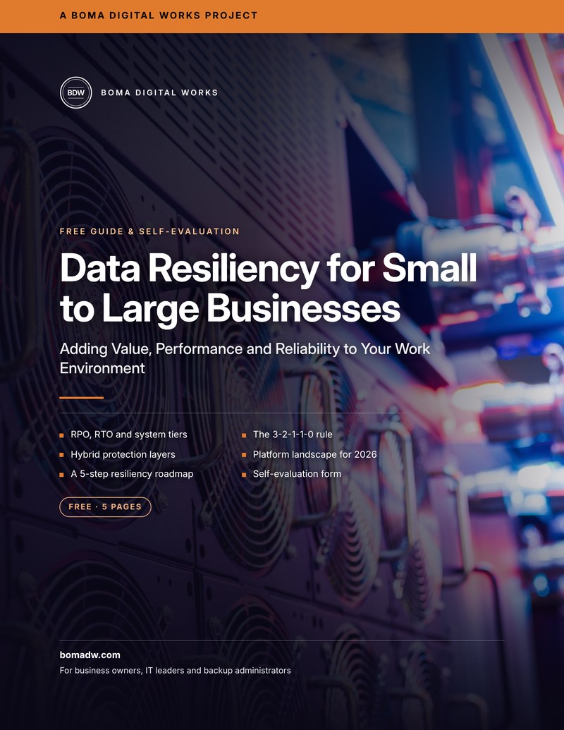 Cover of Data Resiliency for Small to Large Businesses
